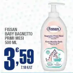 Splendidi e Splendenti Fissan baby bagnetto primi mesi offerta
