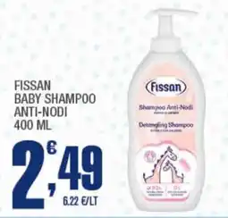 Splendidi e Splendenti Fissan baby shampoo anti-nodi offerta