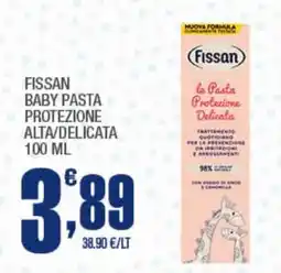 Splendidi e Splendenti Fissan baby pasta protezione alta/delicata offerta