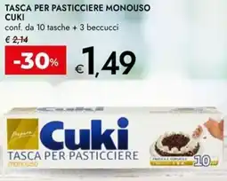 Bennet Tasca per pasticciere monouso CUKI offerta