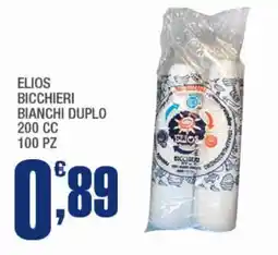 Splendidi e Splendenti Elios bicchieri bianchi duplo offerta