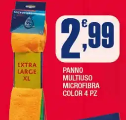 Splendidi e Splendenti Panno multiuso microfibra color 4 pz offerta