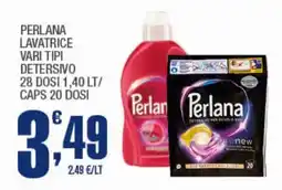 Splendidi e Splendenti Perlana lavatrice detersivo offerta