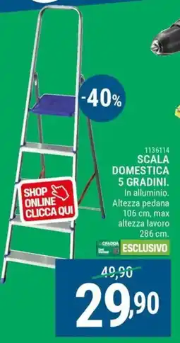 Cfadda Scala domestica 5 gradini offerta