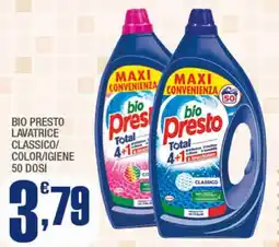 Splendidi e Splendenti Bio presto lavatrice classico/ color/igiene 50 dosi offerta