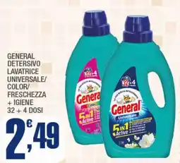 Splendidi e Splendenti General detersivo lavatrice universale/ color/ freschezza +igiene offerta