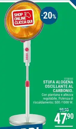 Cfadda Stufa alogena oscillante al carbonio offerta