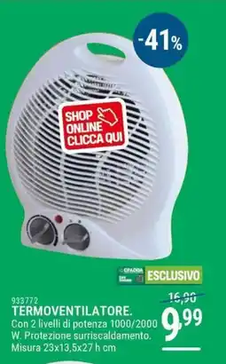 Cfadda Termoventilatore offerta