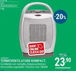 Cfadda Termoventilatore kompact offerta