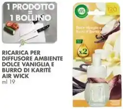 Italmark Ricarica per diffusore ambiente dolce vaniglia e burro di karitè AIR WICK offerta
