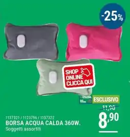 Cfadda Borsa acqua calda 360W offerta