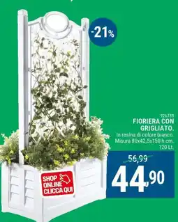 Cfadda Fioriera con grigliato offerta