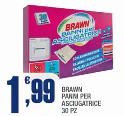 Splendidi e Splendenti Brawn panni per asciugatrice 30 pz offerta