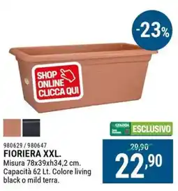 Cfadda Fioriera XXL offerta