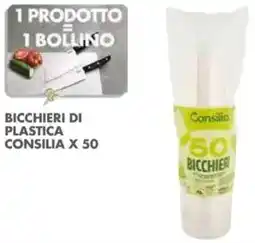 Italmark Bicchieri di plastica consilia x 50 offerta