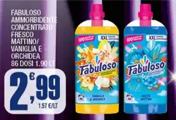 Splendidi e Splendenti Fabuloso ammorbidente concentrato fresco mattino/ vaniglia e orchidea 86 dosi offerta