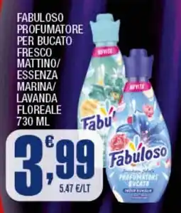 Splendidi e Splendenti Fabuloso profumatore per bucato fresco mattino/ essenza marina/ lavanda floreale offerta