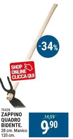 Cfadda Zappino quadro bidente offerta