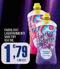 Splendidi e Splendenti Fabuloso lavapavimenti offerta