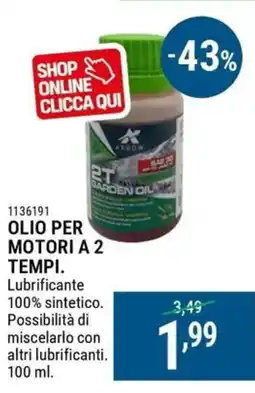 Cfadda Olio per motori a 2 tempi offerta
