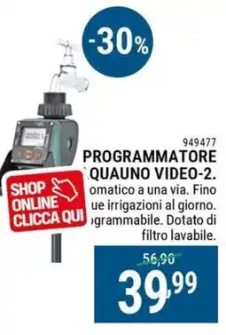 Cfadda Programmatore quauno video 2 offerta