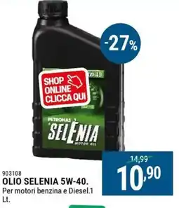 Cfadda Olio selenia 5W-40 offerta