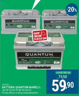 Cfadda Batteria QUANTUM MARELLI offerta