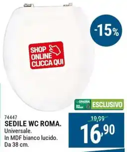 Cfadda Sedile wc roma offerta