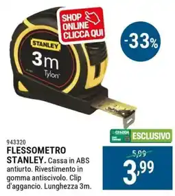 Cfadda Flessometro STANLEY offerta