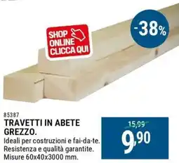 Cfadda Travetti in abete grezzo offerta