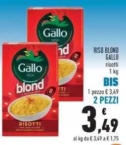 Conad Riso Blond Gallo offerta