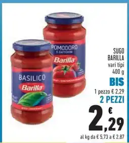 Conad Sugo Barilla offerta