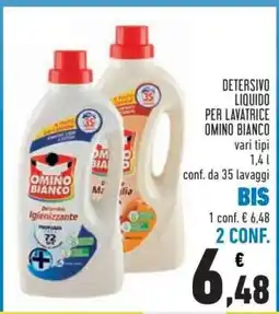 Conad OMINO BIANCO detersivo liquido offerta