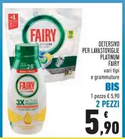Conad DETERSIVO PER LAVASTOVIGLIE PLATINUM FAIRY offerta