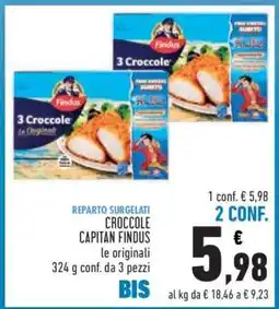 Conad Croccole Capitan Findus offerta