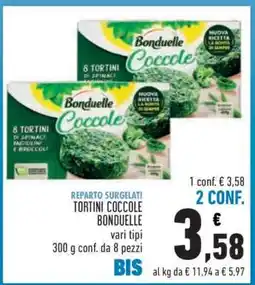 Conad TORTINI COCCOLE BONDUELLE offerta