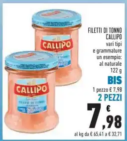Conad Filetti di Tonno Callipo offerta