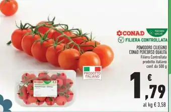 Conad Pomodoro Ciliegino Conad Percorso Qualità offerta