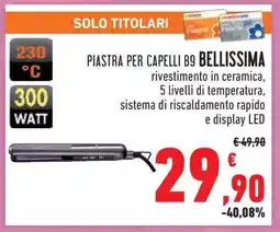 Conad PIASTRA PER CAPELLI B9 BELLISSIMA offerta