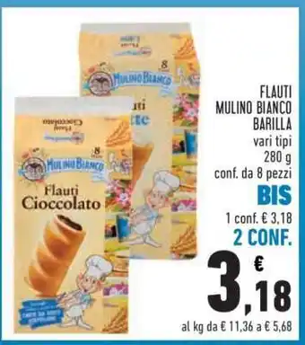 Conad Flauti Mulino Bianco Barilla offerta