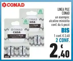 Conad LINEA PILE CONAD offerta