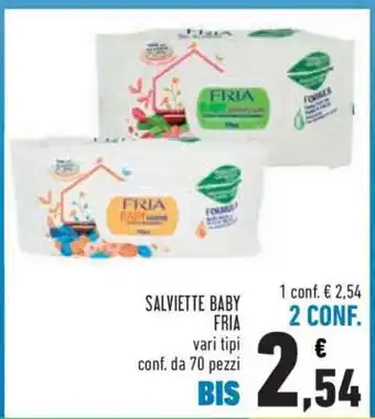 Conad SALVIETTE BABY FRIA offerta