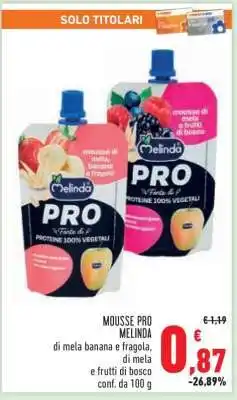 Conad Mousse Pro Melinda offerta
