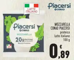 Conad MOZZARELLA CONAD PIACERSI offerta