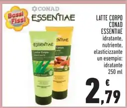 Conad LATTE CORPO CONAD ESSENTIAE offerta