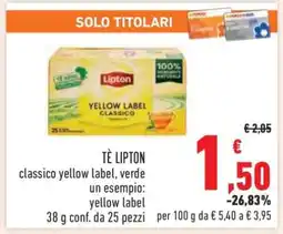Conad Tè Lipton offerta