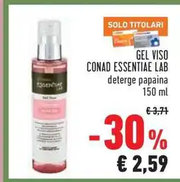 Conad GEL VISO CONAD ESSENTIAE LAB offerta