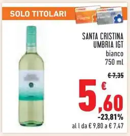 Conad SANTA CRISTINA UMBRIA IGT offerta