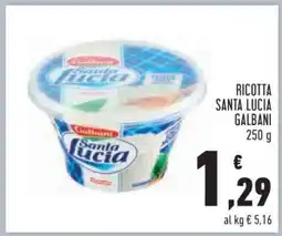 Conad RICOTTA SANTA LUCIA GALBANI offerta