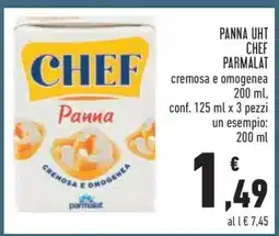 Conad PANNA UHT CHEF PARMALAT offerta
